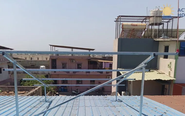 Solar installation in AMOD