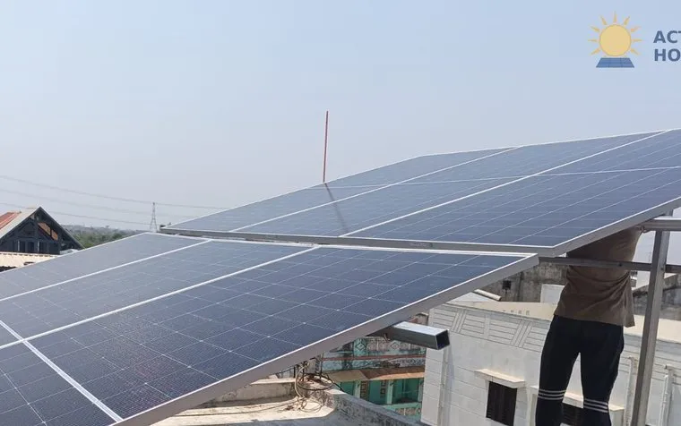 Solar installation in DAYADARA