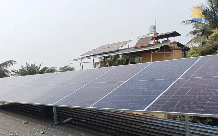 Solar installation in HINGLOT