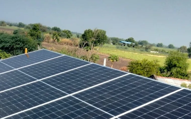 Solar installation in NAVI NAGRI