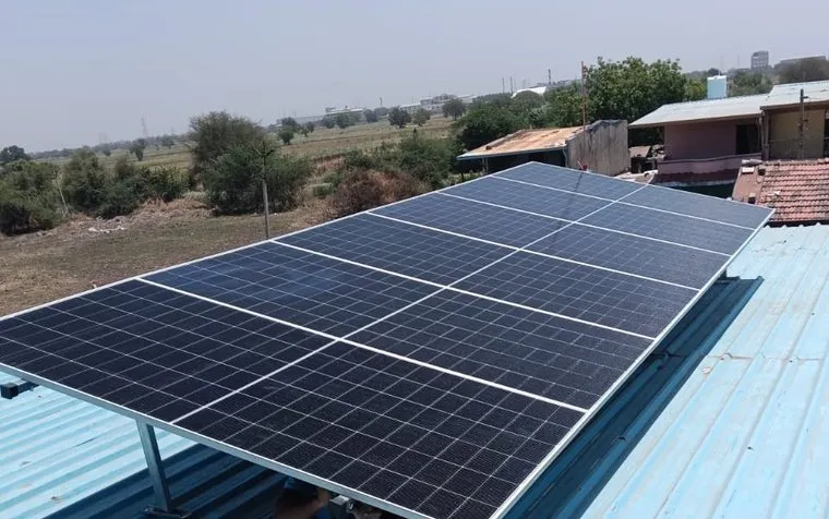 Solar installation in VORASANNI